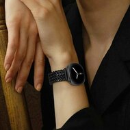 Gevlochten RVS band - Zwart - Samsung Galaxy Watch 9 - 40mm / 44mm