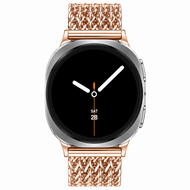 Gevlochten RVS band - Ros&eacute; / champagne goud - Samsung Galaxy Watch 9 - 40mm / 44mm