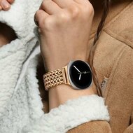 Gevlochten RVS band - Ros&eacute; / champagne goud - Samsung Galaxy Watch 9 - 40mm / 44mm