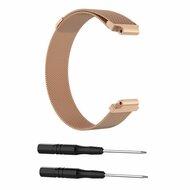 Milanese bandje - Small - Champagne goud - Garmin Approach S20