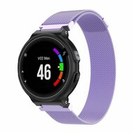 Milanese bandje - Large - Paars - Garmin Approach S20