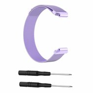 Milanese bandje - Large - Paars - Garmin Approach S20
