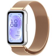 Milanese bandje - Champagne goud - Huawei Band 11 / 11 pro