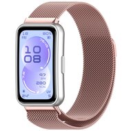 Milanese bandje - Ros&eacute; goud - Huawei Band 11 / 11 pro