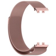 Milanese bandje - Ros&eacute; goud - Huawei Band 11 / 11 pro