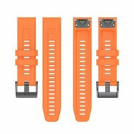 Siliconen sportbandje - Oranje - Garmin Fenix 9 / 9 pro - 47mm