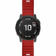 Siliconen bandje - Rood - Garmin Fenix 9 / 9 pro - 47mm