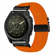 Nylon bandje met parachute sluiting - Oranje - Garmin Fenix 9 / 9 pro - 47mm