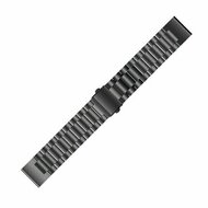 Stalen schakelband - Zwart - Garmin Fenix 9 / 9 pro - 43mm