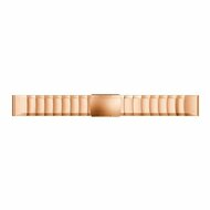 Stainless steel schakelband - Ros&eacute; goud - Garmin Fenix 9 / 9 pro - 43mm
