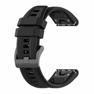 Siliconen sportbandje - Zwart - Garmin Fenix 9 / 9 pro - 43mm