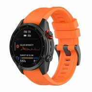 Siliconen sportbandje - Oranje - Garmin Fenix 9 / 9 pro - 43mm