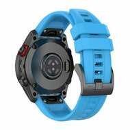 Siliconen sportbandje - Blauw - Garmin Fenix 9 / 9 pro - 43mm