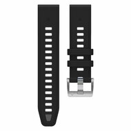 Siliconen bandje - Zwart - Garmin Fenix 9 / 9 pro - 43mm
