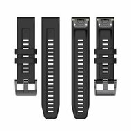Siliconen sportbandje - Zwart - Garmin Fenix 9 / 9 pro - 51mm