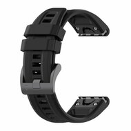 Siliconen sportbandje - Zwart - Garmin Fenix 9 / 9 pro - 51mm