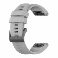 Siliconen sportbandje - Grijs - Garmin Fenix 9 / 9 pro - 51mm