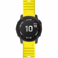 Siliconen bandje - Geel - Garmin Fenix 9 / 9 pro - 51mm