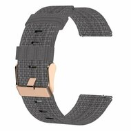 Huawei Watch GT 6 / GT 7 - 41mm  - Canvas nylon bandje - Donkergrijs