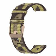 Huawei Watch GT 6 / GT 7 - 41mm  - Canvas nylon bandje - Geel