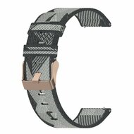 Huawei Watch GT 6 / GT 7 - 41mm  - Canvas nylon bandje - Grijs