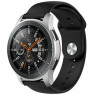Rubberen sportband - Zwart - Huawei Watch GT 6 / GT 7 / GT 6 pro / GT 7 pro - 46mm