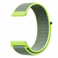 Sport Loop nylon bandje - Neon groen - Huawei Watch GT 6 / GT 7 / GT 6 pro / GT 7 pro - 46mm