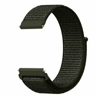 Sport Loop nylon bandje - Leger groen - Huawei Watch GT 6 / GT 7 / GT 6 pro / GT 7 pro - 46mm