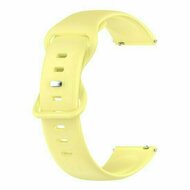 Solid color sportband - Geel - Huawei Watch GT 6 / GT 7 / GT 6 pro / GT 7 pro - 46mm