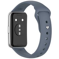 Siliconen bandje - Grijsblauw - Huawei Band 11 / 11 pro
