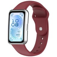 Siliconen bandje - Wijnrood - Huawei Band 11 / 11 pro