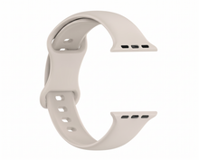 Siliconen sportbandje - Sterrenlicht / starlight - Maat: M/L - Geschikt voor Apple Watch 38mm / 40mm / 41mm / 42mm