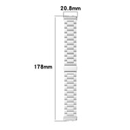 Stalen schakelband - Zilver - Huawei Band 11 / 11 pro