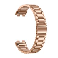 Stalen schakelband - Ros&eacute; goud - Huawei Band 11 / 11 pro