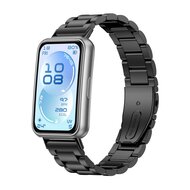 Stalen schakelband - Zwart - Huawei Band 11 / 11 pro