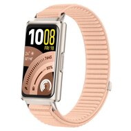 Nylon ribbelbandje - Lichtroze - Huawei Band 11 / 11 pro