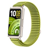 Nylon ribbelbandje - Groen - Huawei Band 11 / 11 pro