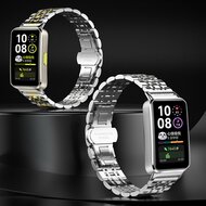 Schakelband van staal - Goud - Huawei Band 11 / 11 pro