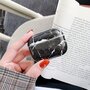 AirPods Pro / AirPods Pro 2 hoesje Marble series - hard case - Marble zwart - Schokbestendig AirPods Pro / AirPods Pro 2 hoesje Marble series - hard case - Marble zwart - Schokbestendig