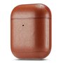 AirPods 1/2 hoesje Genuine Leather Series - hard case - licht bruin AirPods 1/2 hoesje Genuine Leather Series - hard case - licht bruin