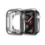 Siliconen case 44mm - Zwart - Geschikt voor Apple Watch 44mm Siliconen case 44mm - Zwart - Geschikt voor Apple Watch 44mm