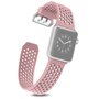 Bandje met gaatjes - Lichtroze - Geschikt voor Apple Watch 38mm / 40mm / 41mm Bandje met gaatjes - Lichtroze - Geschikt voor Apple Watch 38mm / 40mm / 41mm