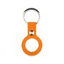 AirTag case liquid series - siliconen hoesje met ring - oranje