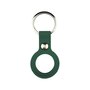 AirTag case liquid series - siliconen hoesje met ring - donker groen