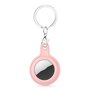 AirTag case gel series - sleutelhanger met ring - roze