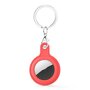 AirTag case gel series - sleutelhanger met ring - rood