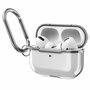 AirPods Pro / AirPods Pro 2 hoesje - TPU - Split series - Transparant / Zwart