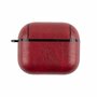 AirPods 3 hoesje - Leder - Leather series - Rood