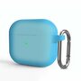 AirPods 3 hoesje - TPU - Slim fit series - Blauw transparant