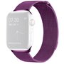 Milanese RVS bandje - Paars - Geschikt voor Apple Watch 42mm / 44mm / 45mm Milanese RVS bandje - Paars - Geschikt voor Apple Watch 42mm / 44mm / 45mm